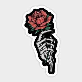 Death rose Sticker